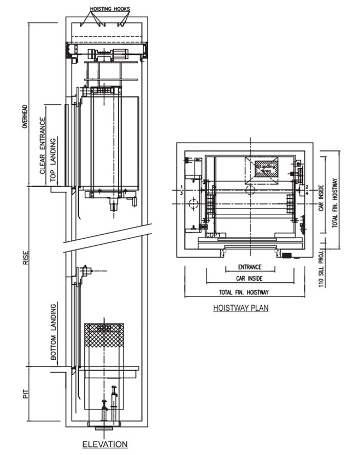 VRS Hydraulic Elevator Technical Data